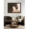 image:imageKate and Laurel Framed Wall Art Print Dusty by Crystal Lynn Collins 25 x 25 Svelte Noir Black Frame Rustic Farmhouse Animal Art for Wall DecorManhattan Black