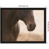 image:imageKate and Laurel Framed Wall Art Print Dusty by Crystal Lynn Collins 25 x 25 Svelte Noir Black Frame Rustic Farmhouse Animal Art for Wall DecorManhattan Black