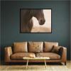 image:imageKate and Laurel Framed Wall Art Print Dusty by Crystal Lynn Collins 25 x 25 Svelte Noir Black Frame Rustic Farmhouse Animal Art for Wall DecorSvelte Noir Black