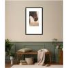 image:imageKate and Laurel Framed Wall Art Print Dusty by Crystal Lynn Collins 25 x 25 Svelte Noir Black Frame Rustic Farmhouse Animal Art for Wall DecorSvelte Noir Black