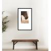 image:imageKate and Laurel Framed Wall Art Print Dusty by Crystal Lynn Collins 25 x 25 Svelte Noir Black Frame Rustic Farmhouse Animal Art for Wall DecorSvelte Noir Black