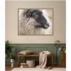 image:imageKate and Laurel Framed Wall Art Print Edward Crop by Emiko and Mark Franzen F2 Images 42 x 32 Woodgrain Stripe Mocha Frame Rustic Farmhouse Animal Art for Wall DecorWoodgrain Stripe Mocha