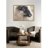 image:imageKate and Laurel Framed Wall Art Print Edward Crop by Emiko and Mark Franzen F2 Images 42 x 32 Woodgrain Stripe Mocha Frame Rustic Farmhouse Animal Art for Wall DecorWoodgrain Stripe Mocha