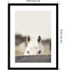 image:imageKate and Laurel Framed Wall Art Print Equine Crop by Robert Cadloff 19 x 25 Svelte Noir Black Frame Rustic Farmhouse Animal Art for Wall Decor25L x 19W