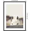 image:imageKate and Laurel Framed Wall Art Print Equine Crop by Robert Cadloff 19 x 25 Svelte Noir Black Frame Rustic Farmhouse Animal Art for Wall Decor41L x 31W