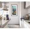 image:imageKate and Laurel Framed Wall Art Print Graceful Tiger in New York Panel by Michael Schauer 22 x 42 Florence Medium Brown Frame Modern Contemporary Animals Cityscapes Art for Wall Decor42L x 22W