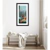 image:imageKate and Laurel Framed Wall Art Print Graceful Tiger in New York Panel by Michael Schauer 22 x 42 Florence Medium Brown Frame Modern Contemporary Animals Cityscapes Art for Wall Decor43L x 24W