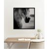 image:imageKate and Laurel Framed Wall Art Print Horse Like Velvet by Laura Evans 25 x 25 Svelte Noir Black Frame Modern Contemporary Animal Art for Wall Decor25L x 25W