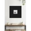image:imageKate and Laurel Framed Wall Art Print Humpback Whale No 4 by Laura Evans 25 x 25 Svelte Noir Black Frame Coastal Animal Art for Wall DecorSvelte Noir Black Matted