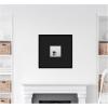 image:imageKate and Laurel Framed Wall Art Print Humpback Whale No 4 by Laura Evans 25 x 25 Svelte Noir Black Frame Coastal Animal Art for Wall DecorSvelte Noir Black Matted