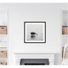 image:imageKate and Laurel Framed Wall Art Print Humpback Whale No 4 by Laura Evans 25 x 25 Svelte Noir Black Frame Coastal Animal Art for Wall DecorSvelte Noir Black