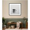 image:imageKate and Laurel Framed Wall Art Print Humpback Whale No 4 by Laura Evans 25 x 25 Svelte Noir Black Frame Coastal Animal Art for Wall DecorSvelte Noir Black
