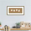 image:imageKate and Laurel Framed Wall Art Print Minimalist Birds Panel 2 Brown by Laura Moss 25 x 13 Belvedere Bronze Frame Modern Contemporary Animal Art for Wall Decor