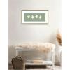 image:imageKate and Laurel Framed Wall Art Print Minimalist Birds Panel 4 Green by Laura Moss 26 x 14 Belmont Distress White Frame Modern Contemporary Animal Art for Wall Decor