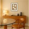 image:imageKate and Laurel Framed Wall Art Print Minimalist Birds Poster 2 Brown by Laura Moss 21 x 25 Belvedere Bronze Frame Modern Contemporary Animal Art for Wall Decor