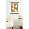 image:imageKate and Laurel Framed Wall Art Print Minimalist Birds Poster 2 Brown by Laura Moss 21 x 25 Belvedere Bronze Frame Modern Contemporary Animal Art for Wall Decor