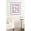 image:imageKate and Laurel Framed Wall Art Print Minimalist Birds Poster 3 Purple by Laura Moss 21 x 25 Belvedere Silver Frame Modern Contemporary Animal Art for Wall Decor