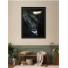image:imageKate and Laurel Framed Wall Art Print Minimalist Black Highland Cow Close by Michael Schauer 33 x 41 Svelte Noir Black Frame Modern Contemporary Animal Art for Wall DecorManhattan Black