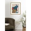 image:imageKate and Laurel Framed Wall Art Print Peacock and Peonies 1840 Utagawa Hiroshige Neutral Linen by The Art Institute of Chicago 22 x 26 Mila Dark Gold Frame Vintage Animal Art for Wall Decor26L x 22W