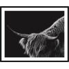 image:imageKate and Laurel Framed Wall Art Print Scottish Highland No 6 by Crystal Lynn Collins 33 x 21 Svelte Noir Black Frame Rustic Farmhouse Animal Art for Wall DecorSvelte Noir Black
