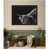 image:imageKate and Laurel Framed Wall Art Print Scottish Highland No 6 by Crystal Lynn Collins 33 x 21 Svelte Noir Black Frame Rustic Farmhouse Animal Art for Wall DecorManhattan Black