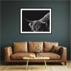 image:imageKate and Laurel Framed Wall Art Print Scottish Highland No 6 by Crystal Lynn Collins 33 x 21 Svelte Noir Black Frame Rustic Farmhouse Animal Art for Wall DecorSvelte Noir Black
