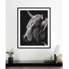 image:imageKate and Laurel Framed Wall Art Print Scottish Highland Vertical by Crystal Lynn Collins 33 x 41 Svelte Noir Black Frame Rustic Farmhouse Animal Art for Wall DecorSvelte Noir Black