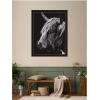 image:imageKate and Laurel Framed Wall Art Print Scottish Highland Vertical by Crystal Lynn Collins 33 x 41 Svelte Noir Black Frame Rustic Farmhouse Animal Art for Wall DecorManhattan Black