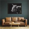 image:imageKate and Laurel Framed Wall Art Print Scottish Highland by Crystal Lynn Collins 21 x 41 Svelte Noir Black Frame Rustic Farmhouse Animal Art for Wall DecorManhattan Black
