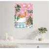 image:imageKate and Laurel Maximalist Llama Bath Framed Canvas Wall Art by Honey Island Studio 18 x 24 Sylvie Beaded White Whimsical Animals Bathroom Flowers Humor Art for Wall Decor Living Room Bedroom