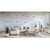 image:imageKate and Laurel Sheep Bathroom Art Towel Robe Black and White Framed Canvas Wall Art by The Creative Bunch Studio 18 x 24 Sylvie Beaded Black Whimsical Animals Humor Art for Wall Decor Living Room