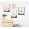 image:imageKate and Laurel Sylvie Bunny in Rustic Bath Framed Canvas Wall Art by Amy Peterson Art Studio 18x24 Natural Modern Fun Decorative Bathtub Wall Art for Home Dcor