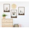 image:imageKate and Laurel Sylvie Elephant Back in Rustic Bath Framed Canvas Wall Art by Amy Peterson Art Studio 18x24 Gold Modern Fun Decorative Bathtub Wall Art for Home DcorGold