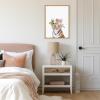 image:imageKate and Laurel Sylvie Flower Crown Tiger Cub Framed Canvas Wall Art by Amy Peterson Art Studio 18x24 Natural Cute Animal Art for Wall DecorNatural