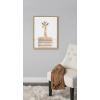 image:imageKate and Laurel Sylvie Fold Giraffe Framed Canvas Wall Art by Amy Peterson Art Studio 18x24 Natural Mudroom Wall DcorNatural