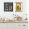 image:imageKate and Laurel Sylvie Free Wings Framed Canvas Wall Art by Oris Eddu 22x22 Gold Decorative Nature Art for WallGold