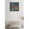 image:imageKate and Laurel Sylvie Free Wings Framed Canvas Wall Art by Oris Eddu 22x22 Gold Decorative Nature Art for WallGold