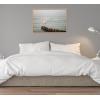 image:imageKate and Laurel Sylvie Great White Heron Isla Holbox Framed Canvas Wall Art by Crystal Lynn Collins 23x33 Natural Soft Coastal Beach Bird Ocean Art for WallNatural