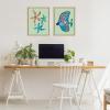 image:imageKate and Laurel Sylvie Modern Colorful Starfish and Modern Colorful Tropical Fish Framed Canvas Wall Art Set by Rachel Lee 2 Piece Set 18x24 NaturalNatural