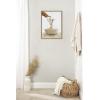 image:imageKate and Laurel Sylvie Mother and Baby Giraffe Farmhouse Bath Framed Canvas Wall Art by Amy Peterson Art Studio 18x24 White Baby Animal Art for WallNatural