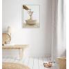 image:imageKate and Laurel Sylvie Mother and Baby Giraffe Farmhouse Bath Framed Canvas Wall Art by Amy Peterson Art Studio 18x24 White Baby Animal Art for WallWhite