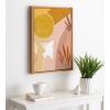 image:imageKate and Laurel Sylvie Sunrise Dove Framed Canvas Wall Art by Kate Aurelia Holloway 18x24 Natural Geometric Art for Living Room Bedroom Entryway or Dining RoomNatural
