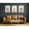 image:imageKate and Laurel Sylvie Tiger Portrait Framed Canvas Wall Art by Amy Peterson Art Studio 18x24 Natural Modern Jungle Animal Portrait Art for WallNatural