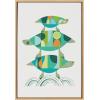 image:imageKate and Laurel Sylvie Turtle Family Framed Canvas Wall Art by Rachel Lee of My Dream Wall 18x24 Natural Bright Colorful Animal Turtle Art for WallNatural
