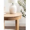 image:imageKate and Laurel Talcott Modern Round Wood Side Table 16 x 16 x 24 Natural Wood Transitional Decorative TwoTier End Table for Use as a Bedroom Nightstand or Living Room AccentNatural