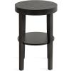 image:imageKate and Laurel Talcott Modern Round Wood Side Table 16 x 16 x 24 Natural Wood Transitional Decorative TwoTier End Table for Use as a Bedroom Nightstand or Living Room AccentBlack