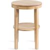 image:imageKate and Laurel Talcott Modern Round Wood Side Table 16 x 16 x 24 Natural Wood Transitional Decorative TwoTier End Table for Use as a Bedroom Nightstand or Living Room AccentNatural