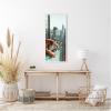 image:imageKate and Laurel Urban Tiger Overlooking Manhattan Framed Canvas Wall Art by Michael Schauer 18 x 24 Sylvie White Industrial Urban Animals Cityscapes Art for Wall Decor Living Room BedroomWhite