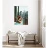 image:imageKate and Laurel Urban Tiger Overlooking Manhattan Framed Canvas Wall Art by Michael Schauer 18 x 24 Sylvie White Industrial Urban Animals Cityscapes Art for Wall Decor Living Room BedroomWhite