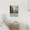 image:imageKate and Laurel Urban Tiger in the City Framed Canvas Wall Art by Michael Schauer 18 x 24 Sylvie White Industrial Urban Cityscapes Animals Art for Wall Decor Living Room BedroomWhite